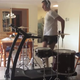 Illustration for article titled Man shames you by playing drums while running on treadmill